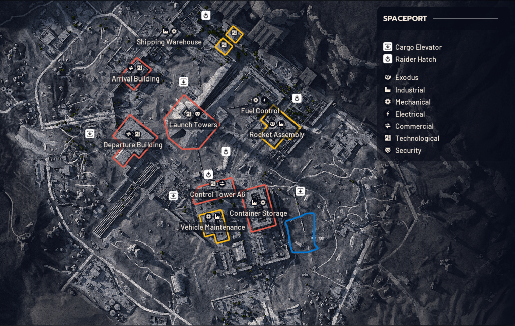 Spaceport map in ARC Raiders