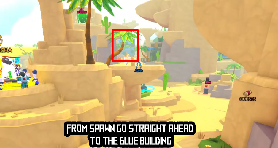 anime weapons world 3 secret boss location