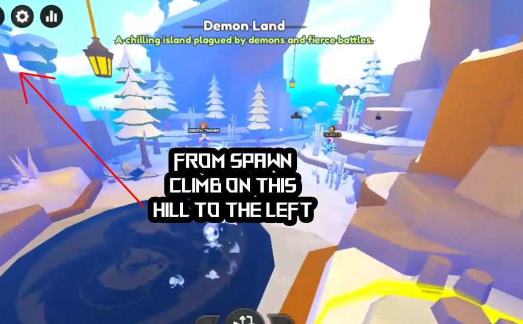 anime weapons world 4 secret boss location