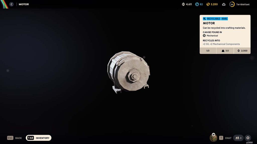 A Motor item in ARC Raiders