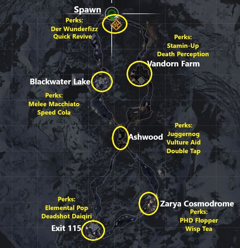 Ashes of the Damned map locations