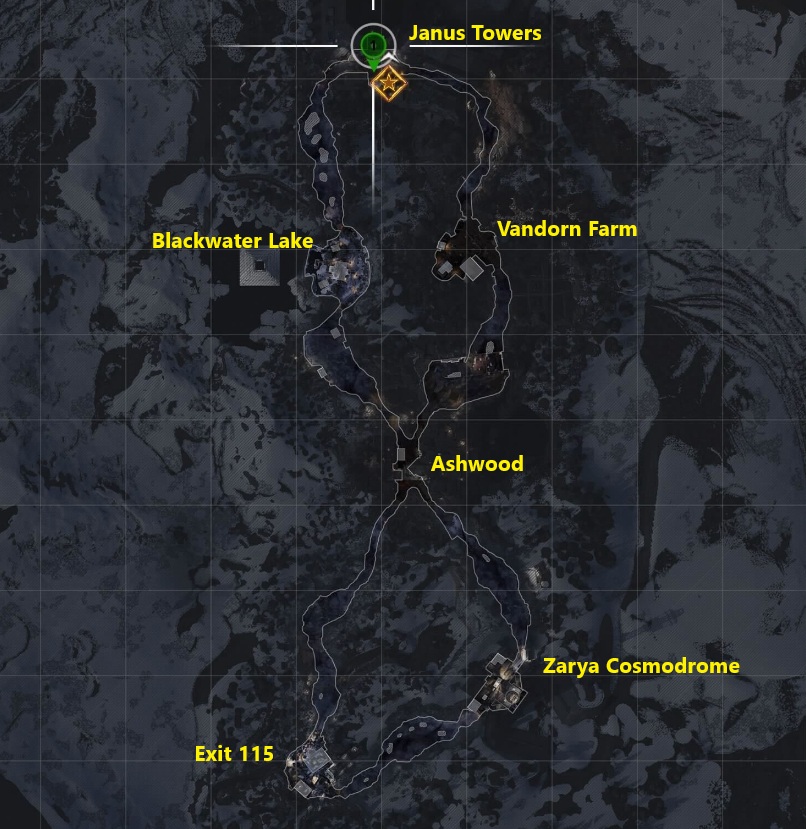 Ashes of the Damned Map POI's