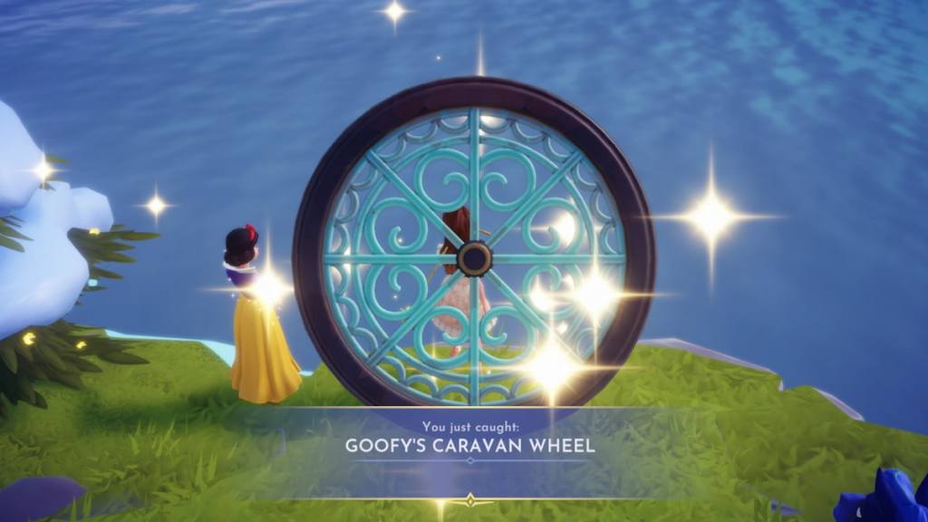caught goofy's wheel in disney dreamlight valley