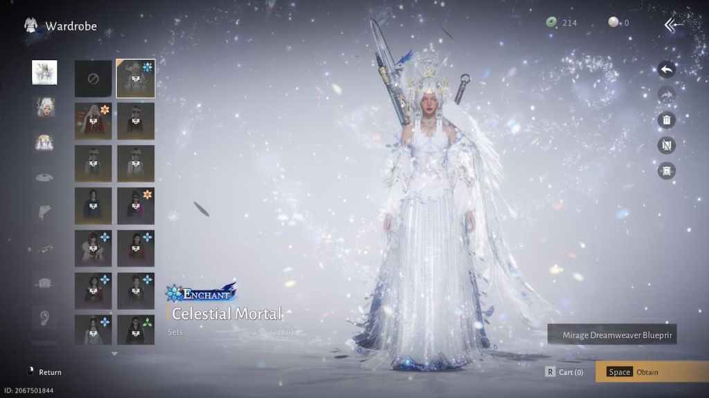 The Celestial Mortal skin in Where Winds Meet. 