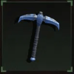 Cobalt Pickaxe from The Forge Roblox experience.