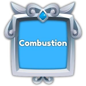 Combustion essence from the Divine Duality Elemental Roblox experience.