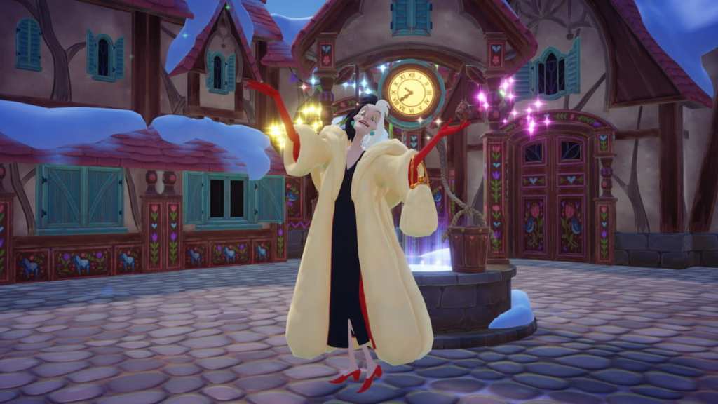 Cruella in disney dreamlight valley