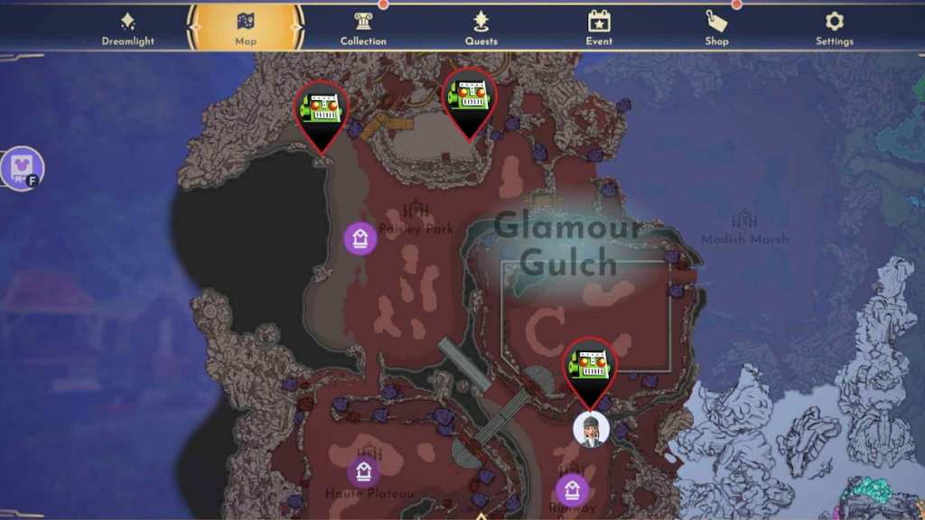 All Cruella journal locations in disney dreamlight valley