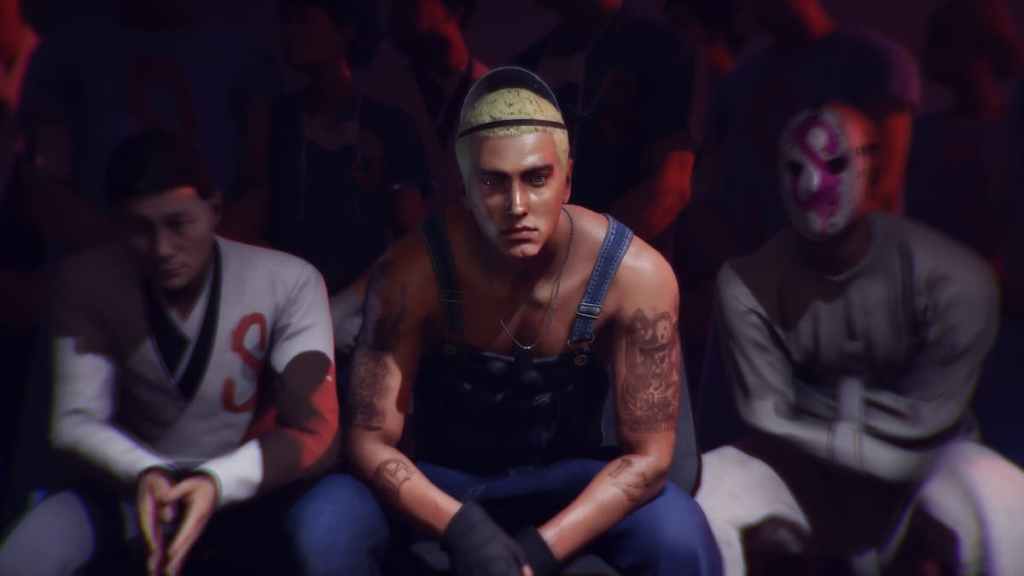 Eminem acting as a character in Hitman. 