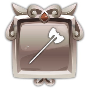 Great Axe weapon from The Forge Roblox experience.