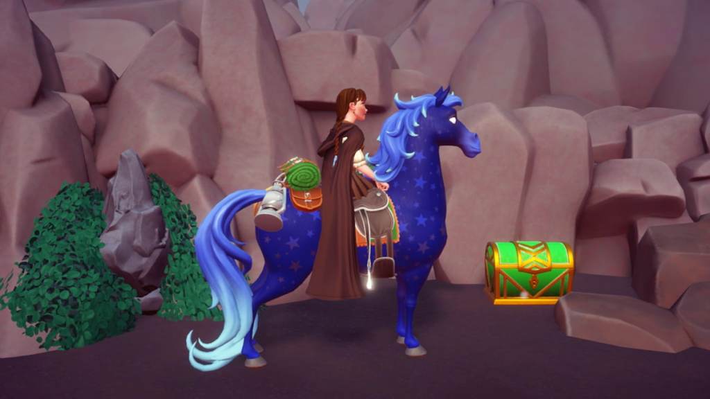 Horse customization chest in disney dreamlight valley