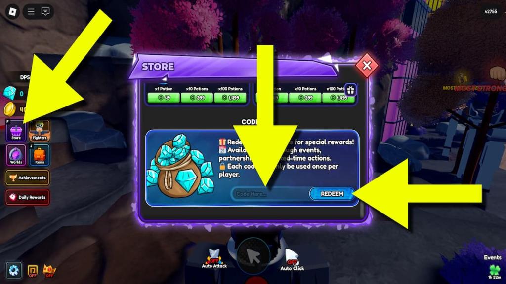 How to redeem Anime Fight codes