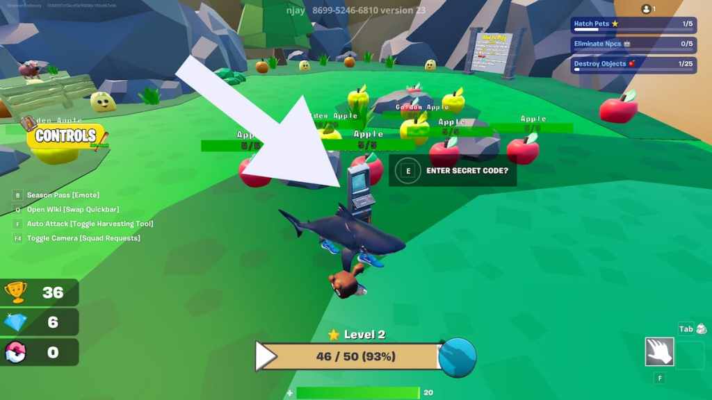 How to redeem Brainrot Evolution codes in Fortnite.