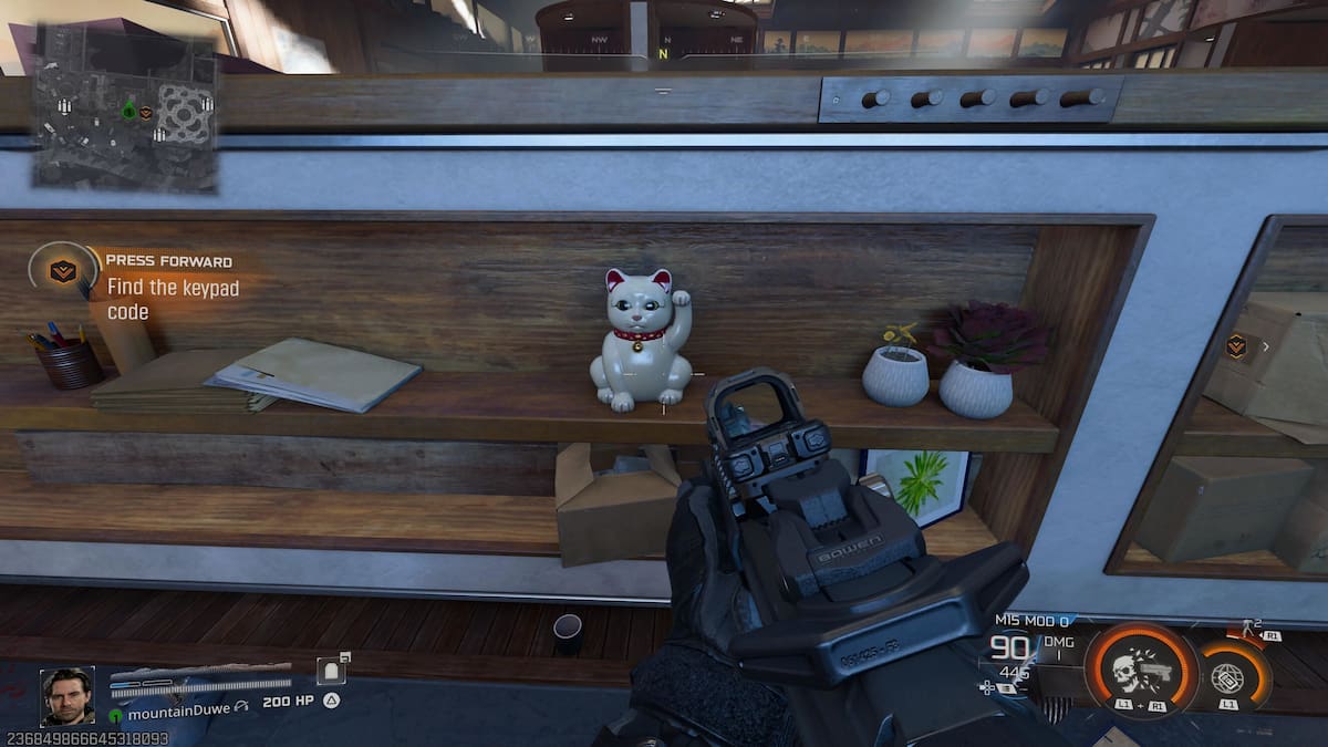 BO7 campaign Lucky Cat