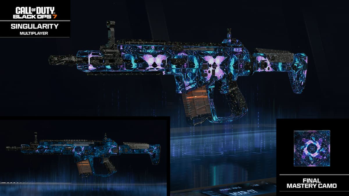 BO7 Singularity camo mastery