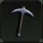 Iron Pickaxe from The Forge Roblox experience.