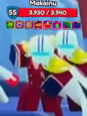 Makainu secret boss from Anime Eternal Roblox experience.