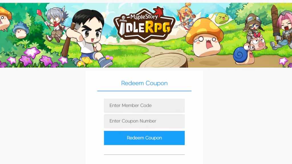 How to redeem codes in MapleStory: Idle RPG