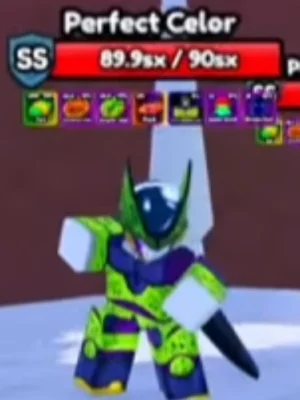 Perfect Celor secret boss from Anime Eternal Roblox experience.