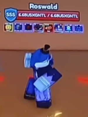 Roswald SS boss from Anime Eternal Roblox experience.