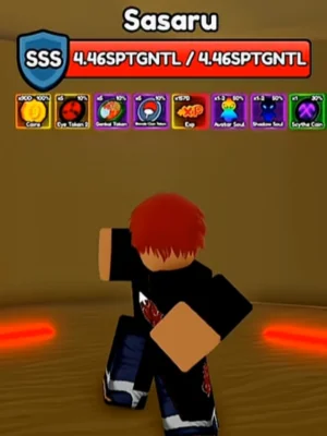 Sasaru secret boss from Anime Eternal Roblox experience.
