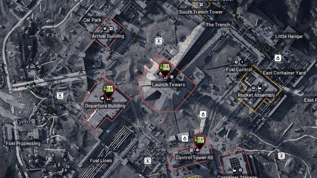 Partial 3D render of Spaceport in ARC Raiders.