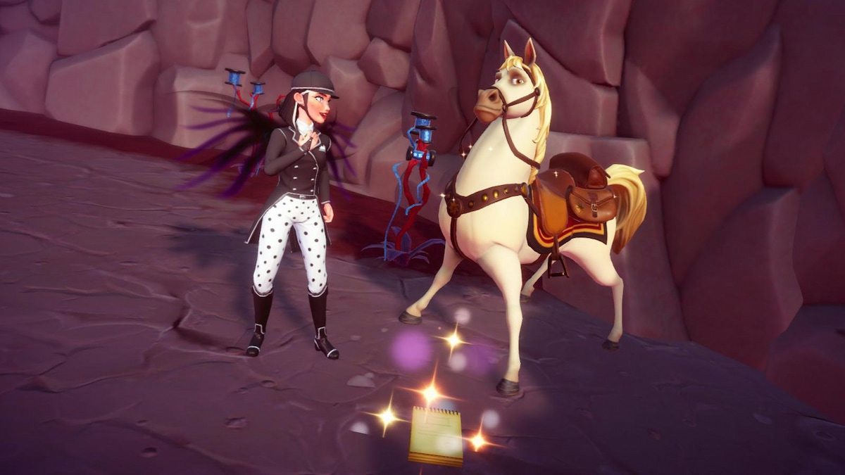 Standing with Maximus by cruella journal in disney dreamlight valley