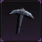 Stonewakes Pickaxe from The Forge Roblox experience.