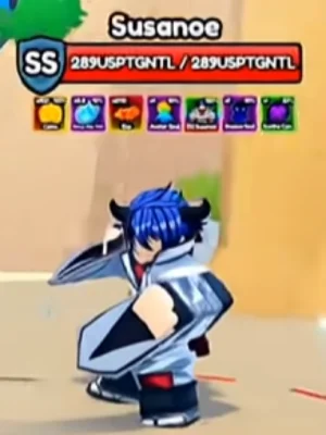 Susanoe secret boss from Anime Eternal Roblox experience.