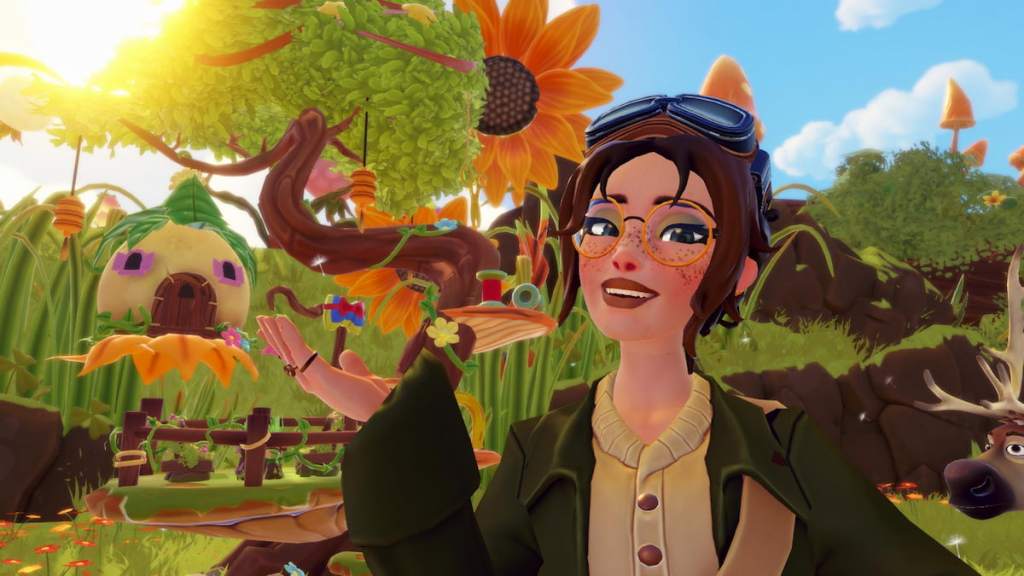 Take a photo with Tinker Bell's house at Disney's Dreamlight Valley