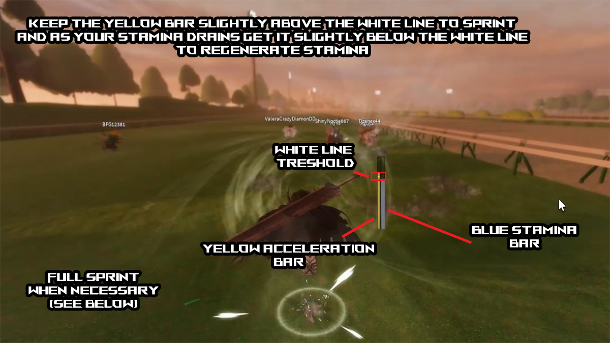 how to run in uma racing