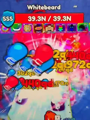 Whitebeard secret boss from Anime Eternal Roblox experience.