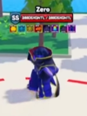Zero SS boss from Anime Eternal Roblox experience.