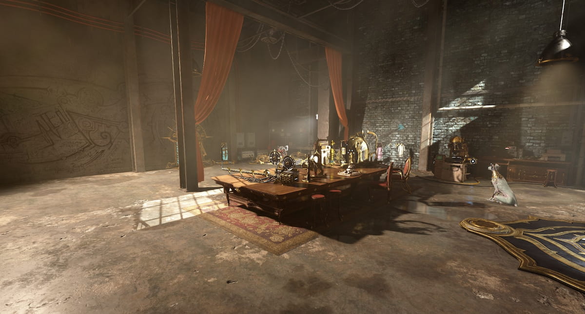 The garage in the Backroom in Höllvania.