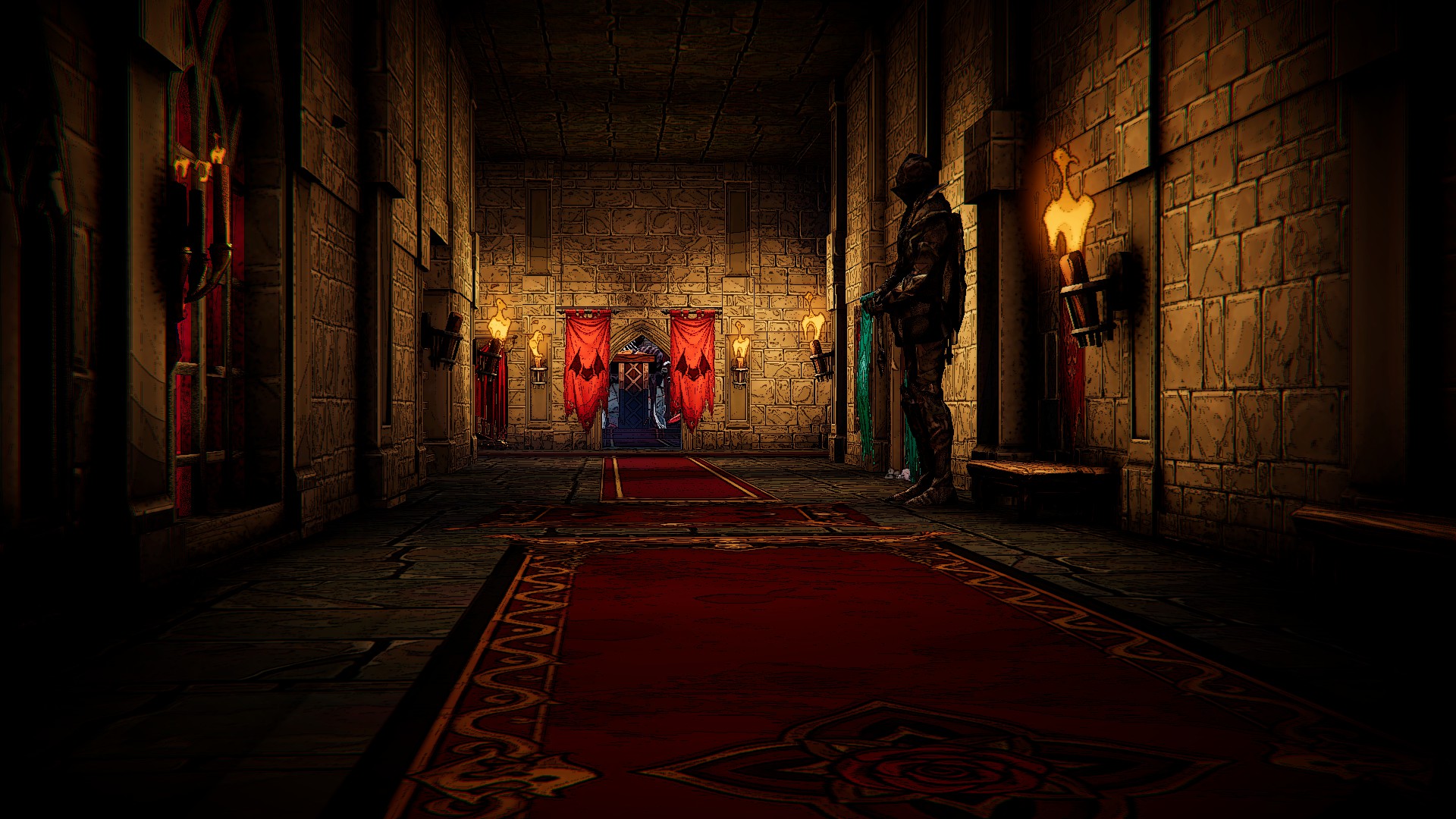 A corridor in Night Swarm