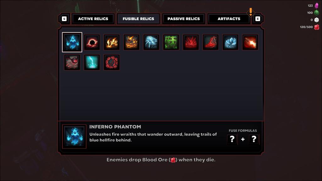 Fusible Relic recipe in Night Swarm