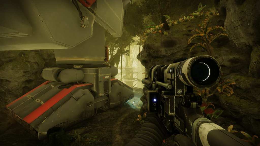 A guardian with the Conspiracy Honed sniper on Venus.