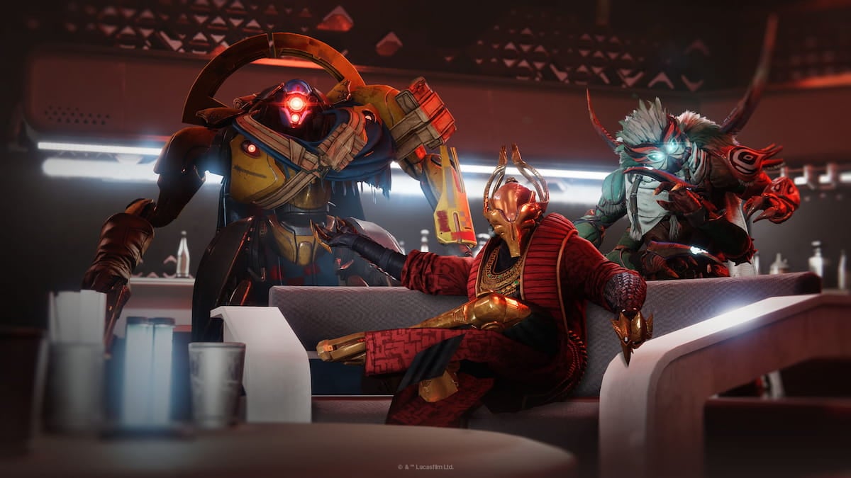 All three leaders of the Syndicates in Destiny 2 Renegades: The Totality Division, the Tharsis Reformation, and the Pikers.