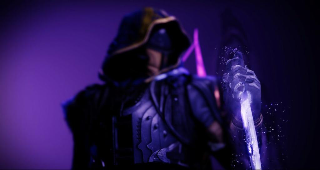 A Void Hunter in Destiny 2: Renegades.