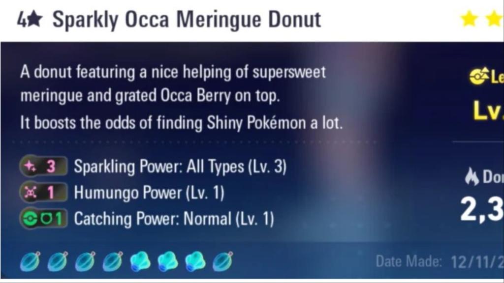 Sparkly Occa Meringue donut recipe