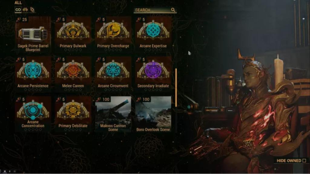 New Arcanes in Warframe