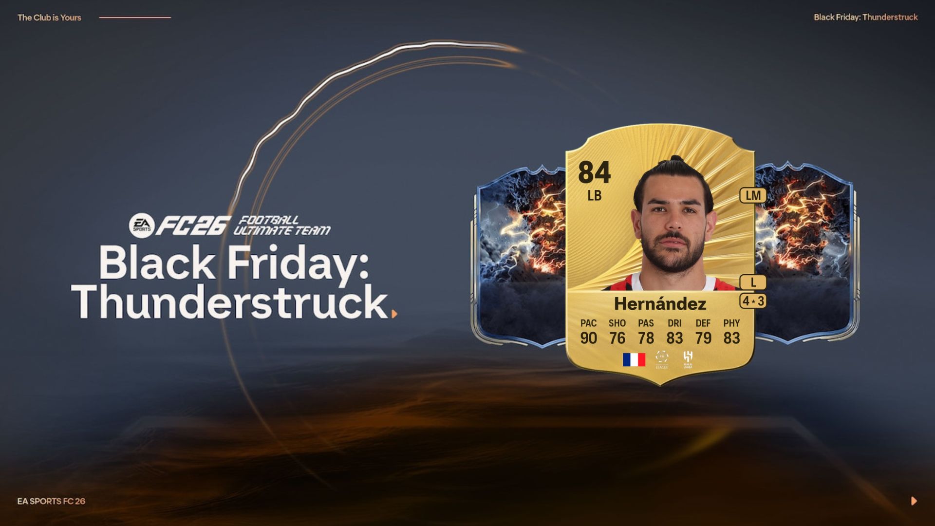 Theo Hernandez base card in FC 26