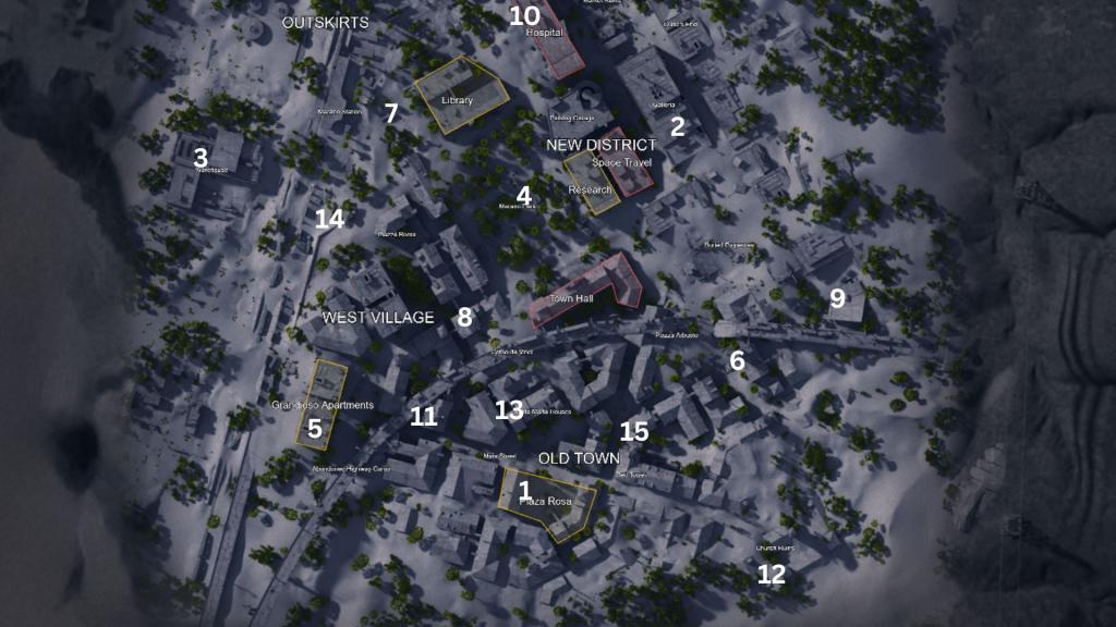 All musical puzzle button locations