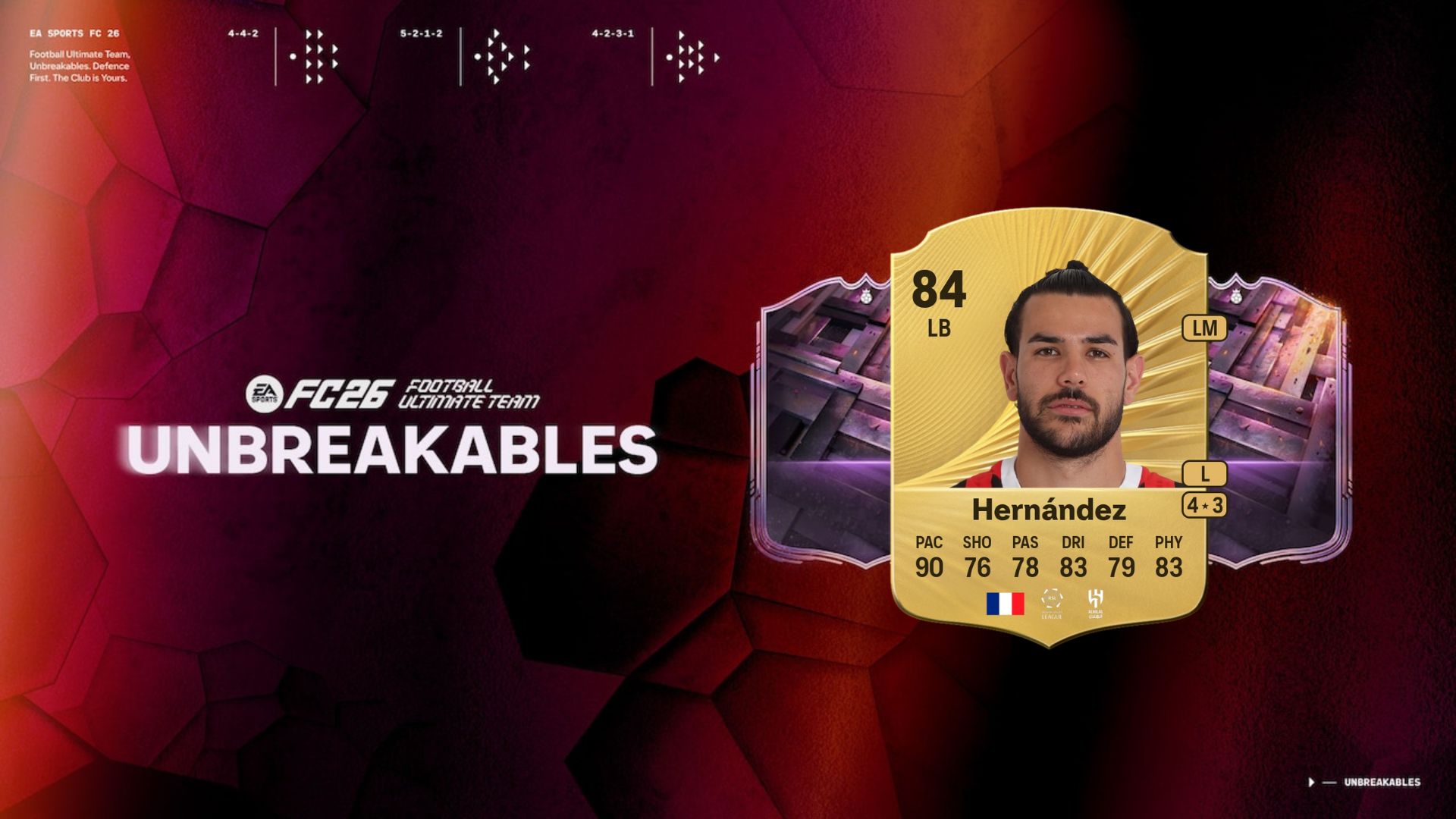 Theo Hernandez base card in FC 26