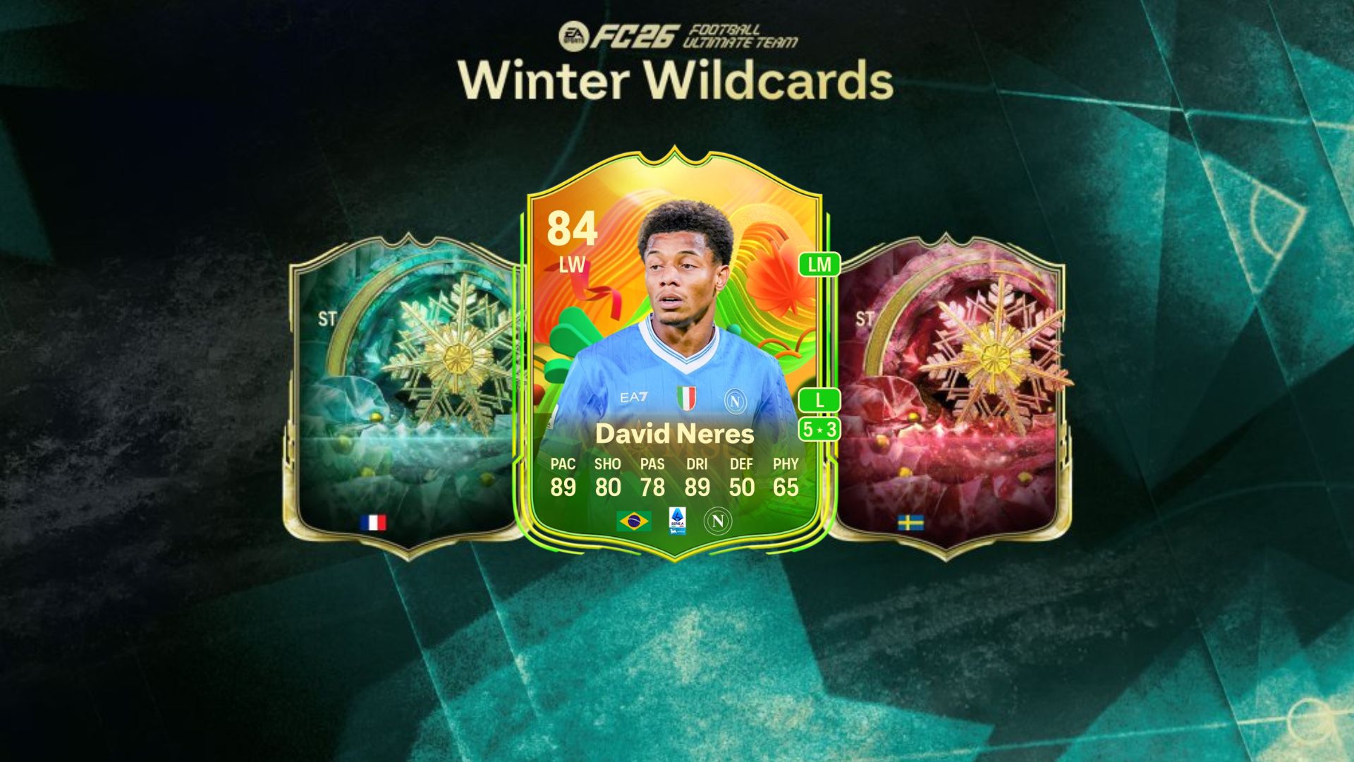 David Neres World Tour card in FC 26