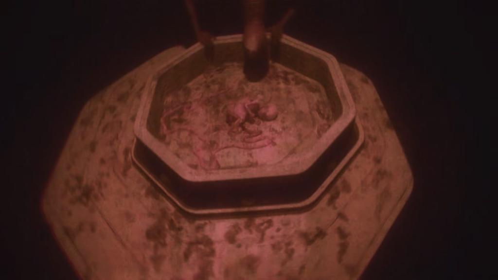 Entity B watching over a baby