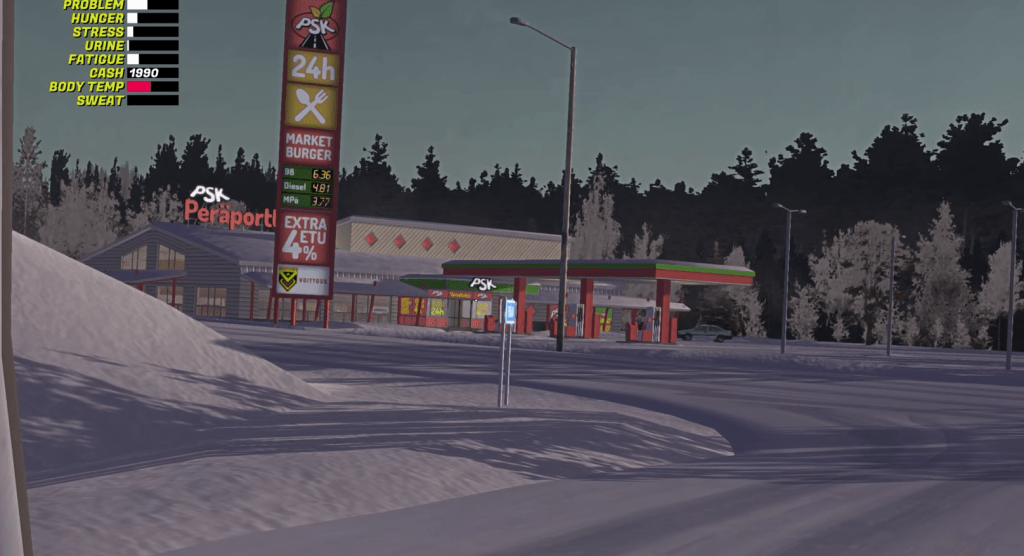 Gas Station in My Winter Car