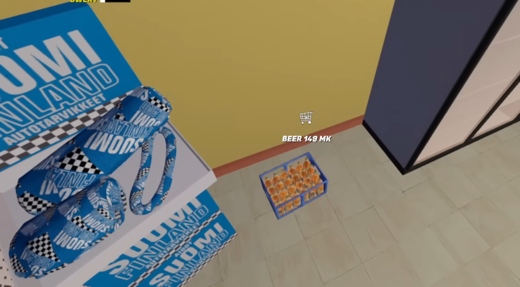 Purchasing Beer in My Winter Car