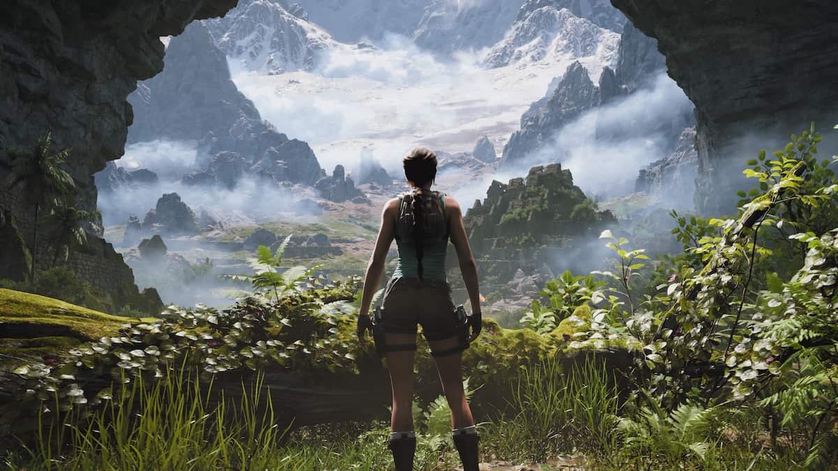 Lara Croft Legacy of Atlantis from behind