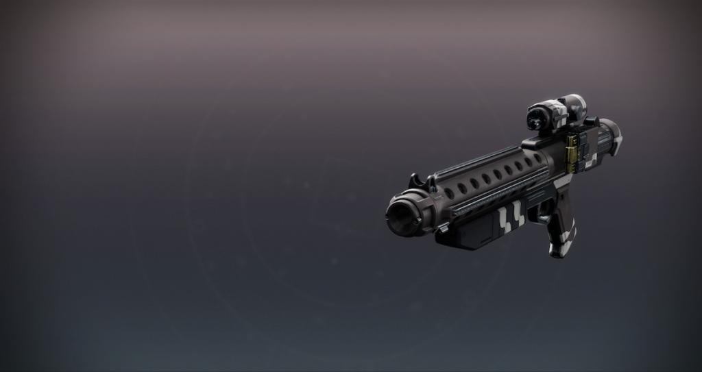 Zealous ideal, a Stormtrooper-inspired blaster rifle in Destiny 2's Equilibrium dungeon.
